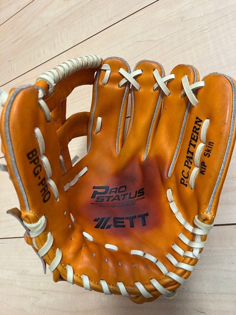 ZETT プロステイタス硬式オーダー　キップレザー