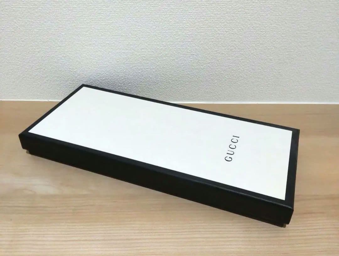 【タグ付新品】グッチ/GUCCI ボーダー スカル ウール ネクタイ/ナロータイ