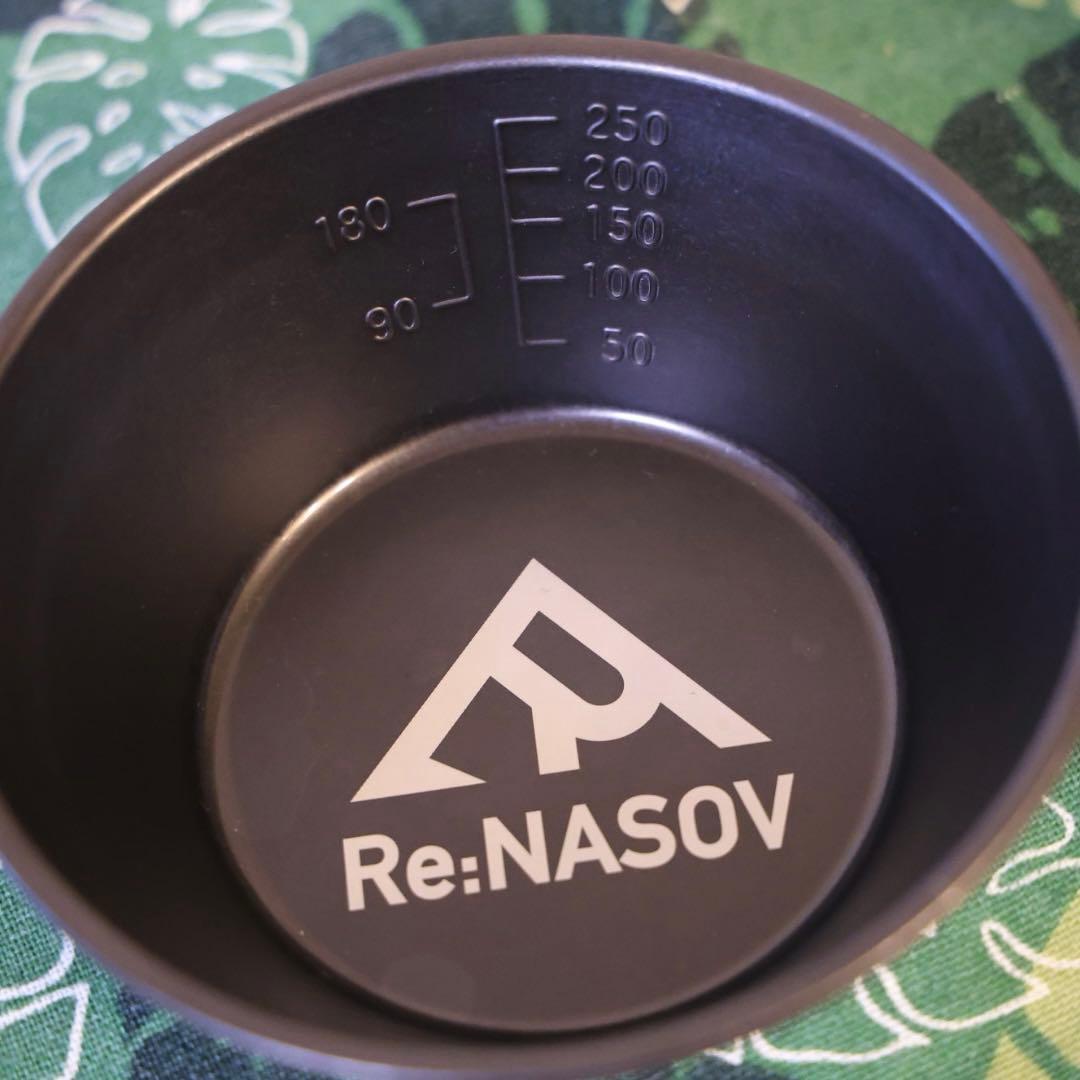 【未使用】レナソブ　Re:NASOV 漆黒のシェラカップ 2個セット ブラック黒