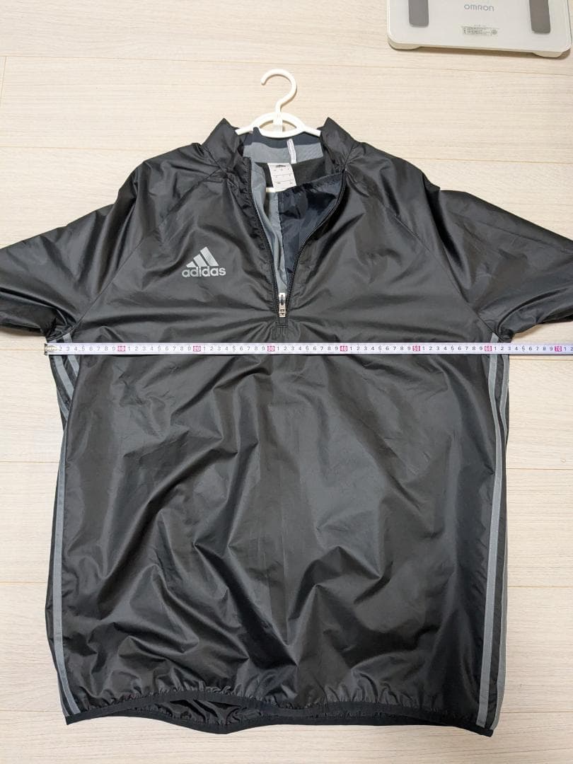 値下！上下セットadidas ウィンドブレーカー ピステ ブラック 3XO 美品