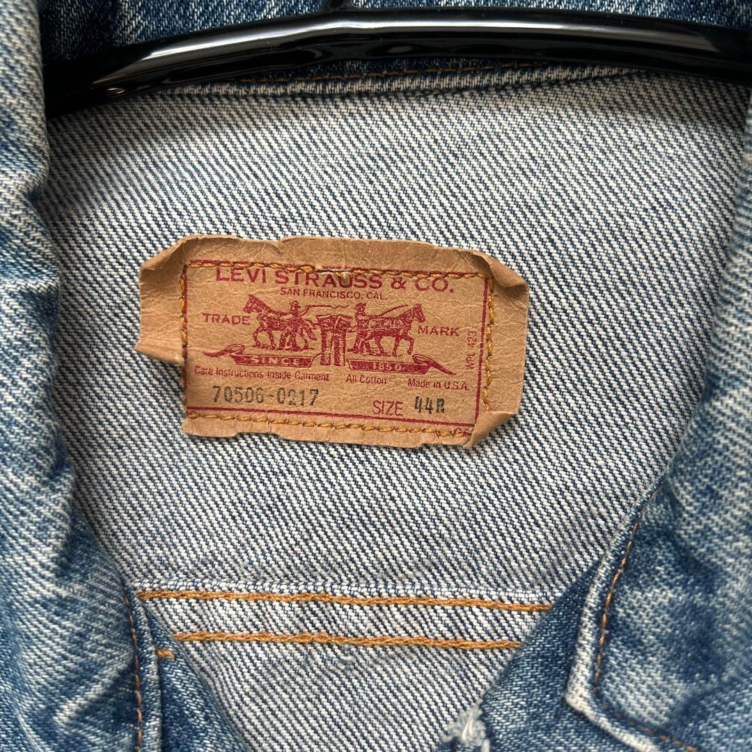 チ*ド様 LEVI'S デニムジャケット 44R 70506-0217
