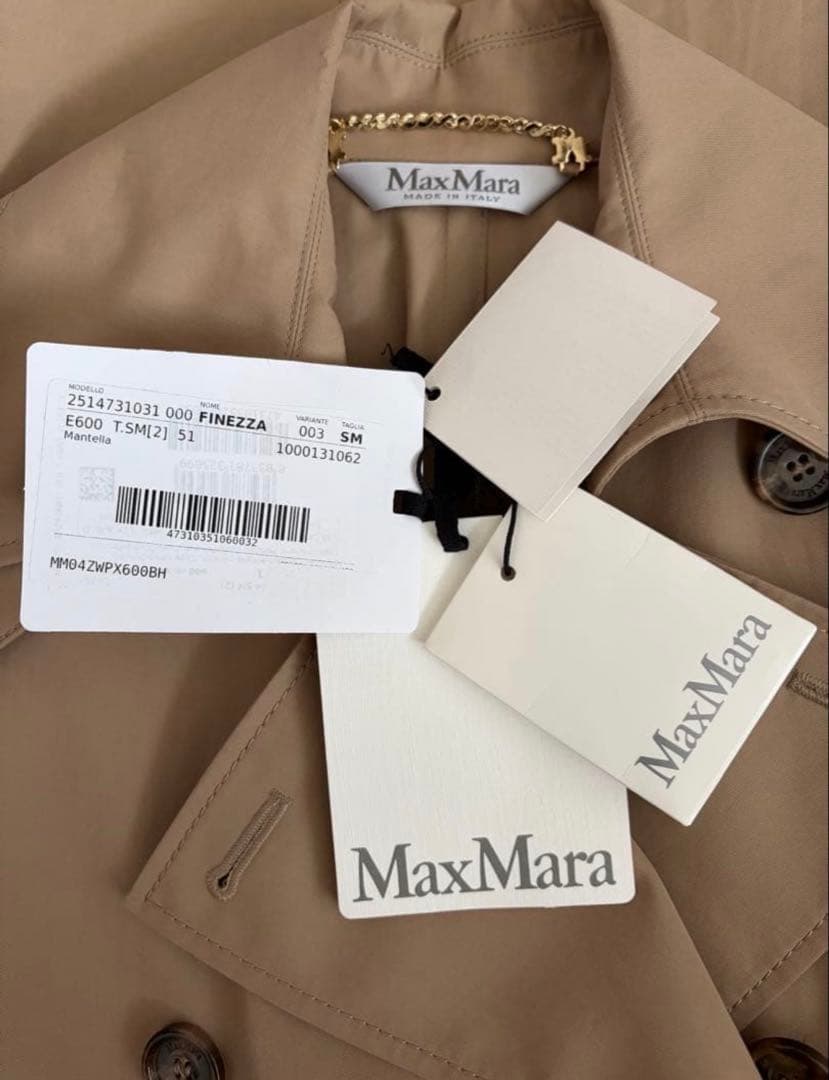 MaxMara 2025SSトレンチコート トレンチ ケープ ケープコート