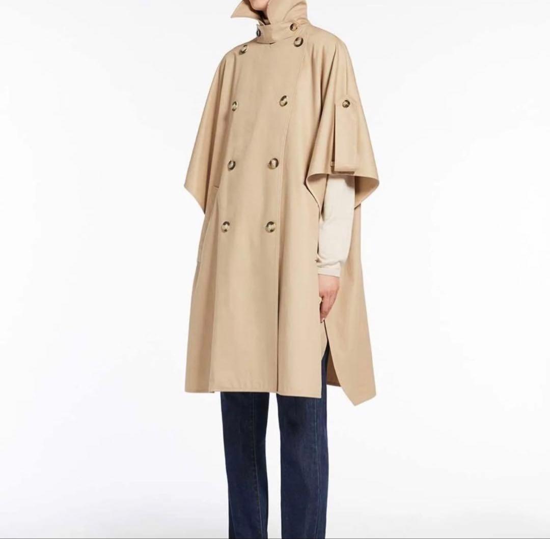 MaxMara 2025SSトレンチコート トレンチ ケープ ケープコート