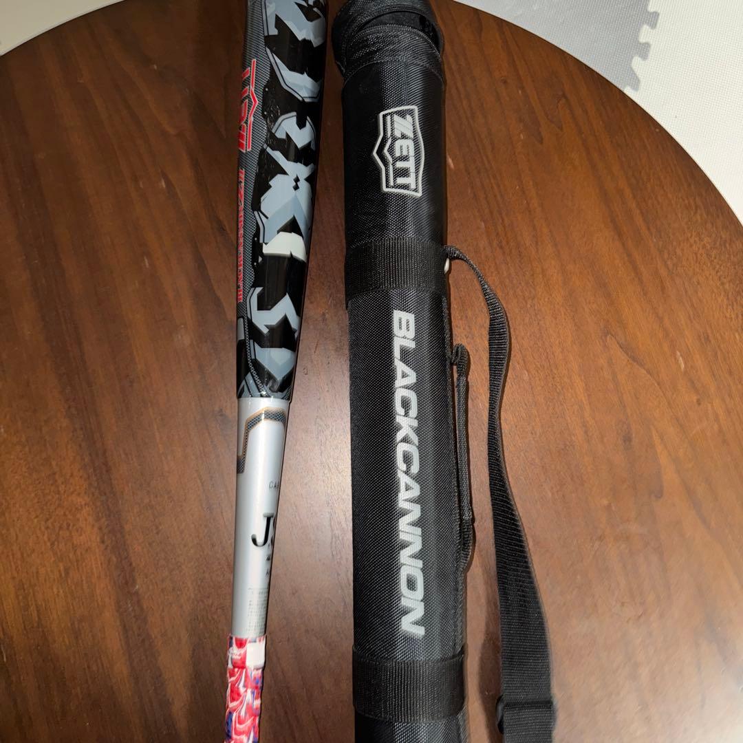 【M号対応】ゼット ブラックキャノン Z2 軟式バット 83cm 640g