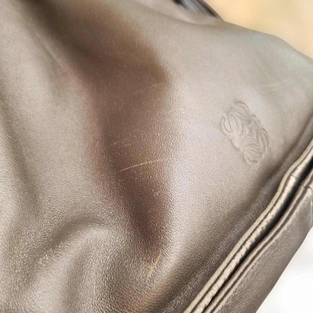 Loewe ブロンズ ブラウンフラメンコ ショルダーバッグ タッセル 巾着
