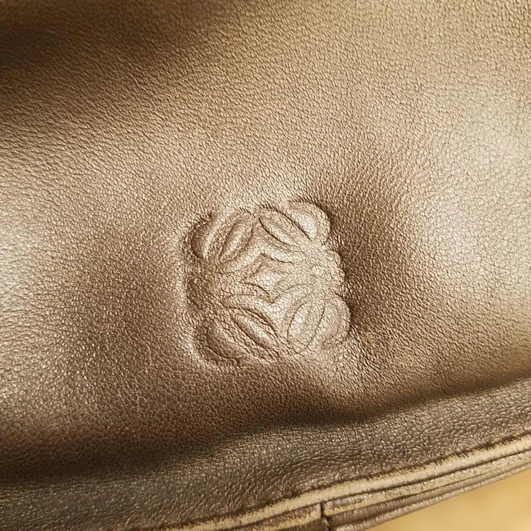 Loewe ブロンズ ブラウンフラメンコ ショルダーバッグ タッセル 巾着