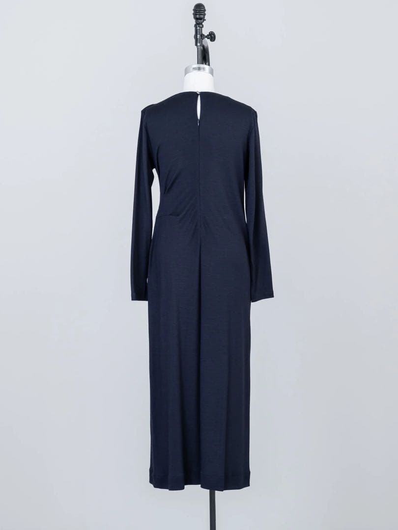 deres デレスrelax drape dress NAVY サイズF