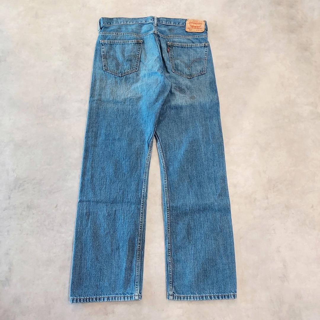 リーバイス569 Levis W34 ブルーデニム 青 古着 ボトム 18792
