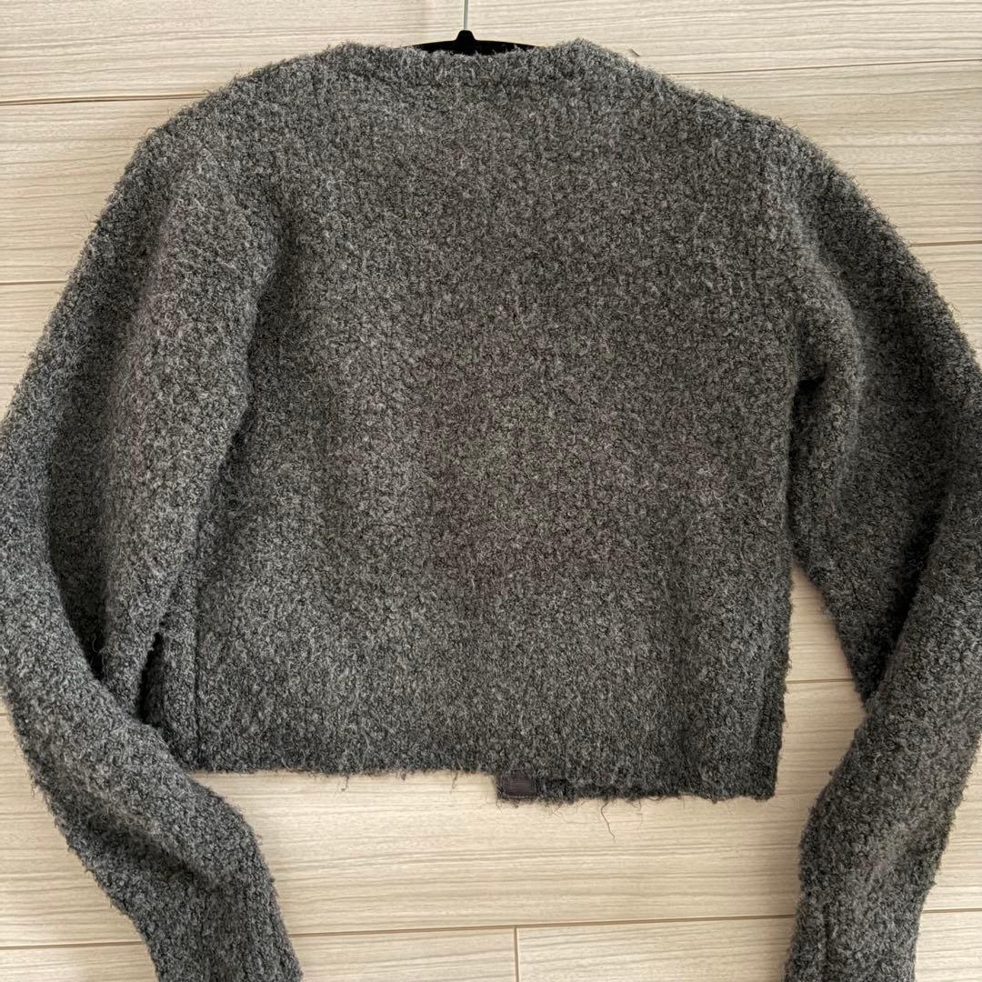 Bibiy. STELLAR OPEN CARDIGAN グレー