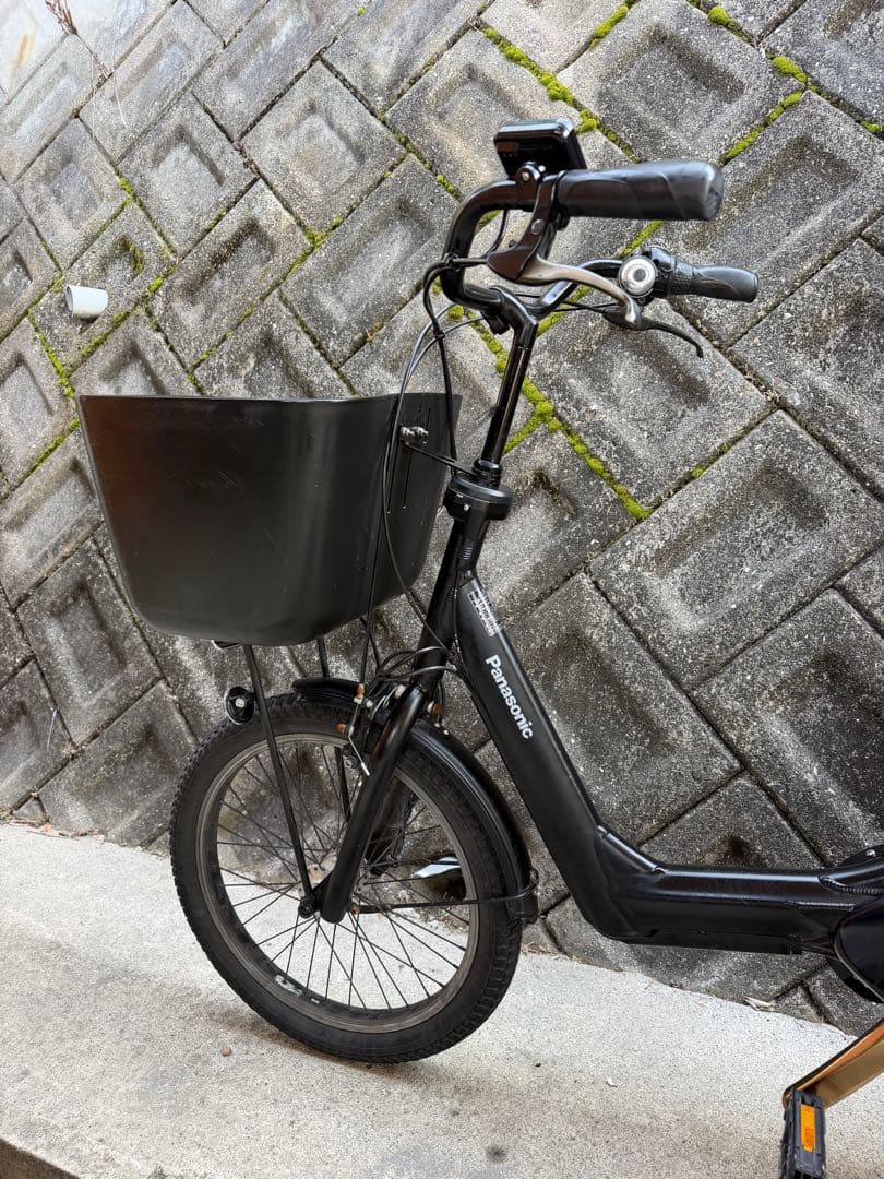 パナソニックのチャイルドシート付き電動自転車バッテリー12Ah
