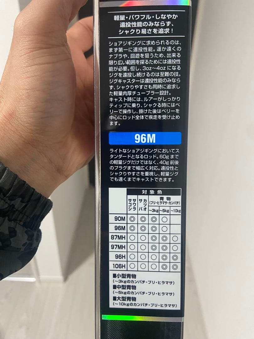Daiwa JIGCASTER 96M ショアジギ スピニング