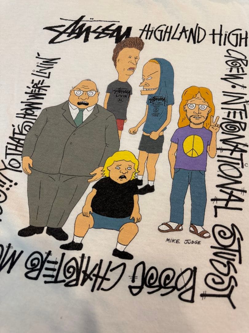 stussy beavis and butt head バットヘッド