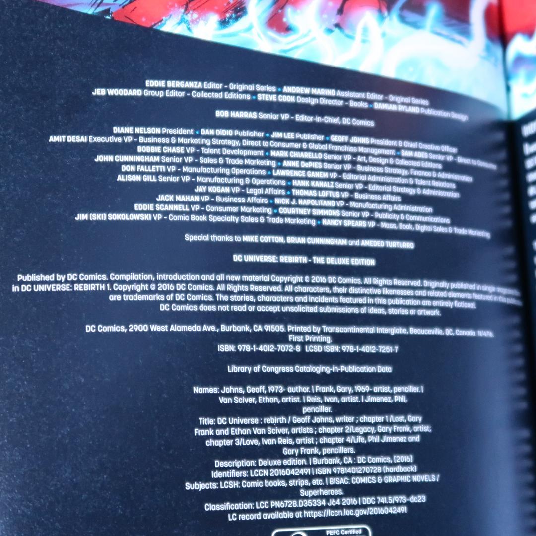 セール！ 洋書「DCユニバース リバース　デラックス版」（アメコミ、バットマン）