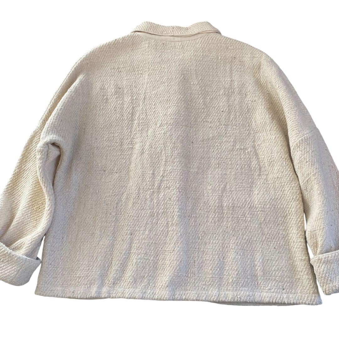 極美品　ルクツル　ラジャスターンカディジャケット カディコットン100%
