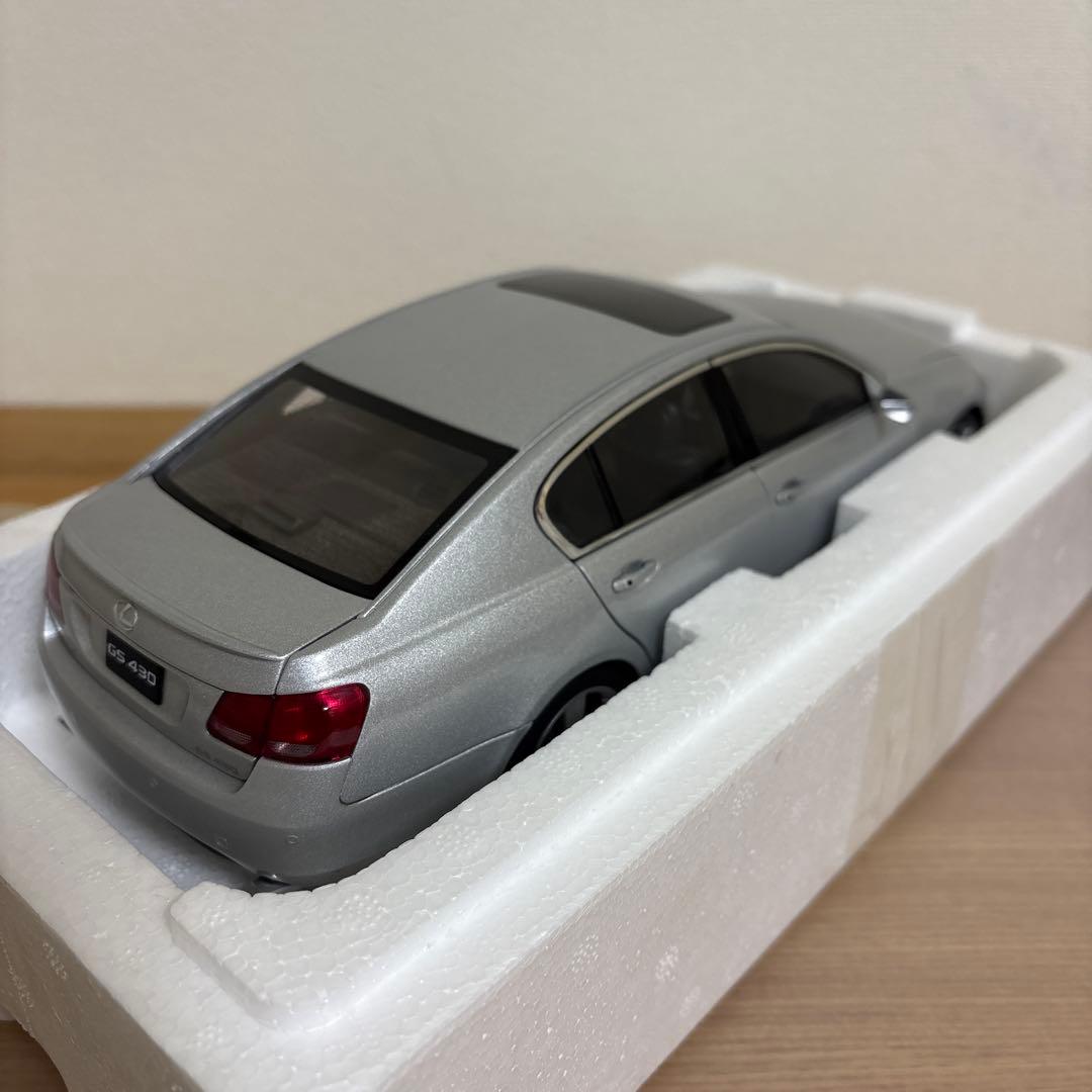 コグマ　レクサス GS 430 シルバー 1/18 ミニカー