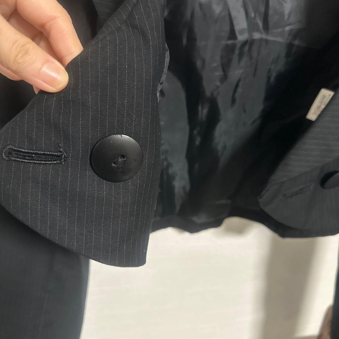 BPN ブラック ストライプ ショートジャケット