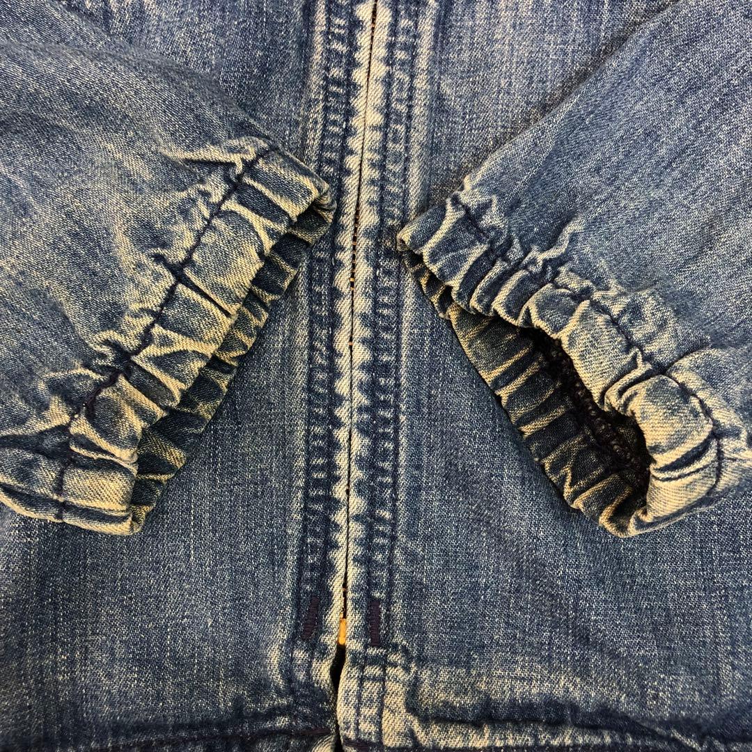 ま*ー様 古着 60-70年代 OshKosh オシュコシュ デニムジップアップ