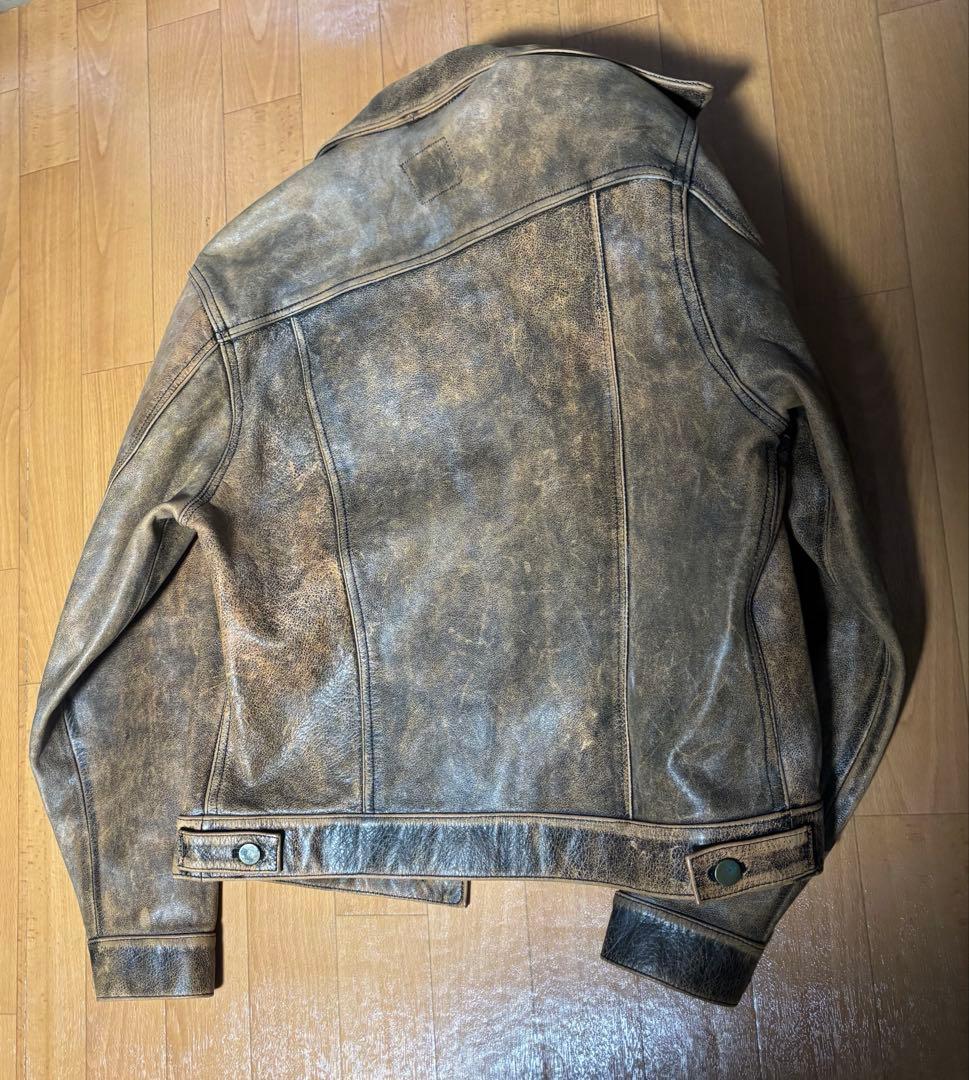 森*田様 76年製？　BIG JOHN レザージャケット　トラッカータイプ　Gジ