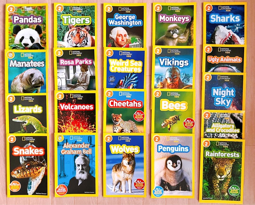 National Geographic Kids Level 2の41冊洋書多読