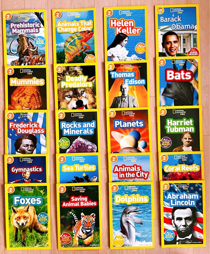 National Geographic Kids Level 2の41冊洋書多読