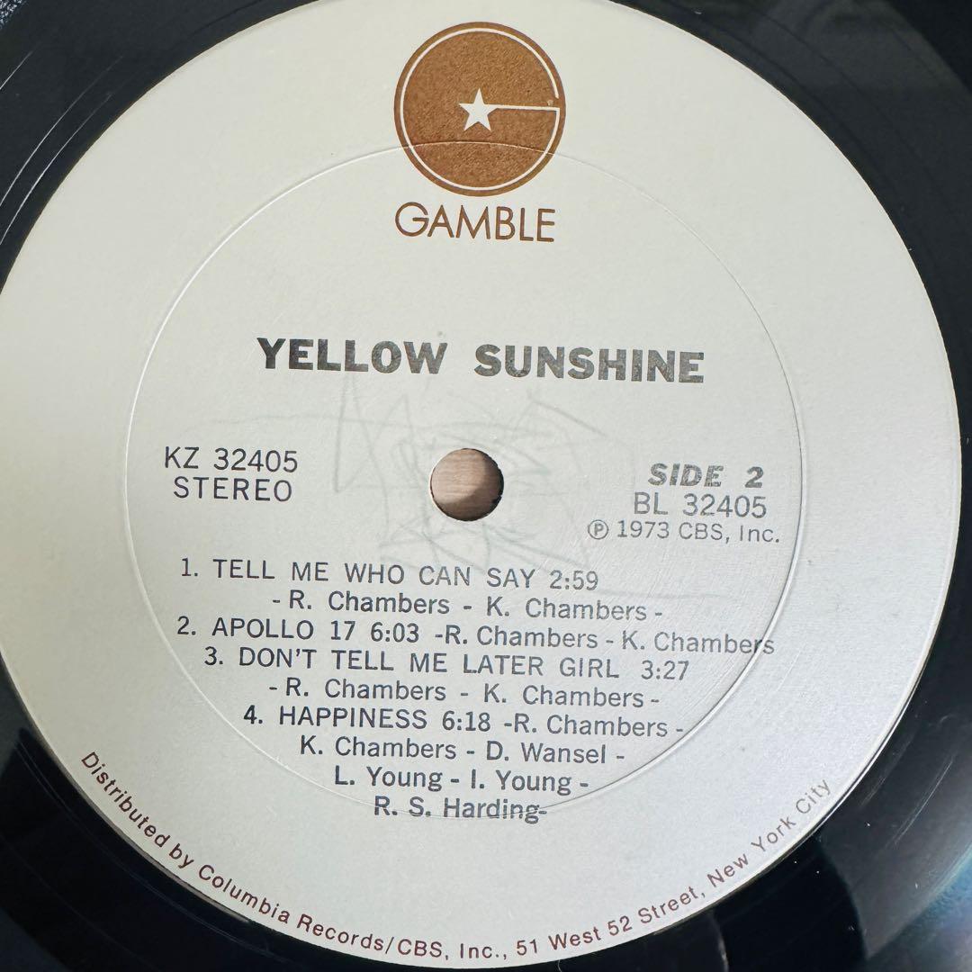 YELLOW SUNSHINE 　レコード