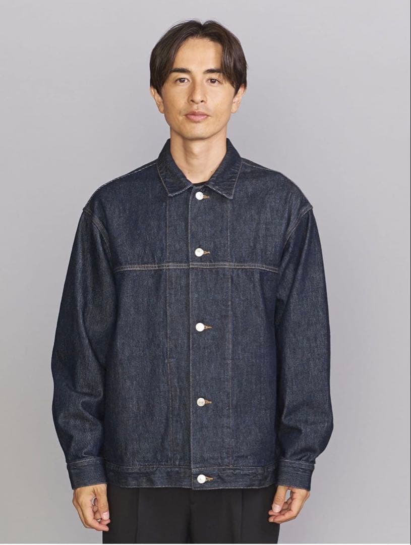 【新品】BEAUTY&YOUTH ハイツイスト デニム ブルゾン L