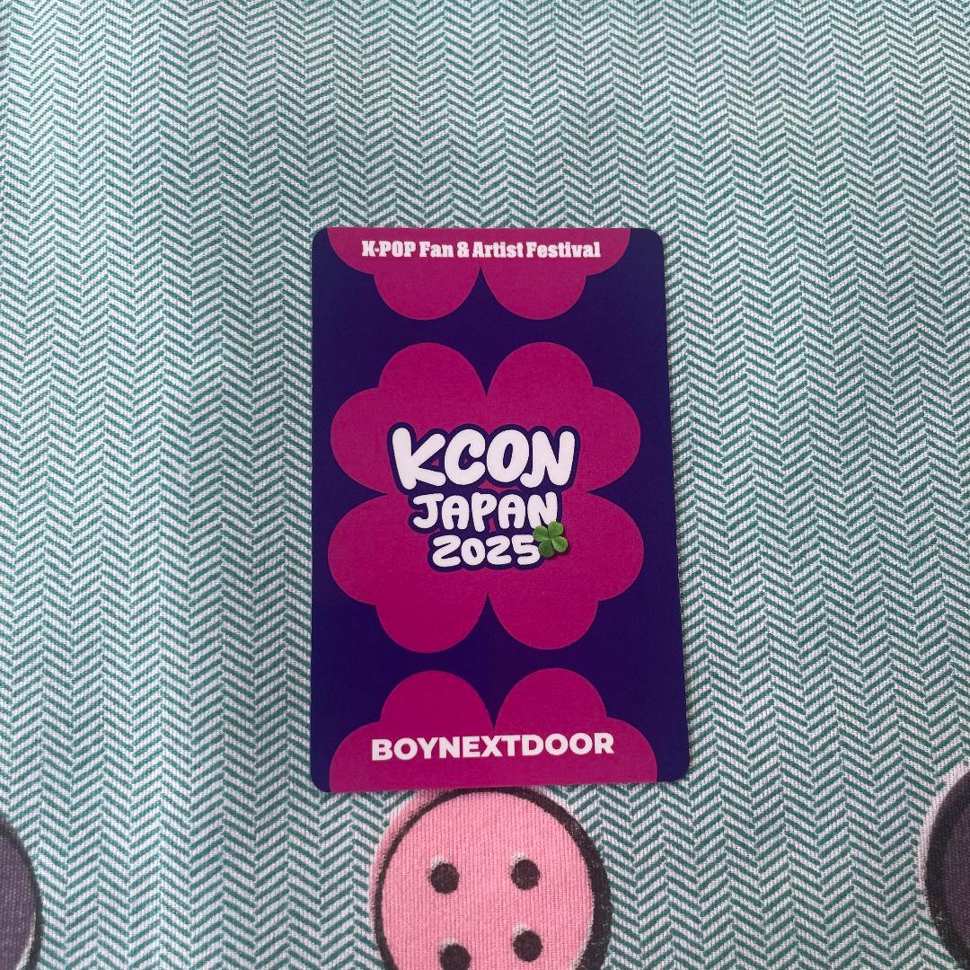 テサン BOYNEXTDOOR KCON JAPAN トレカ 2025