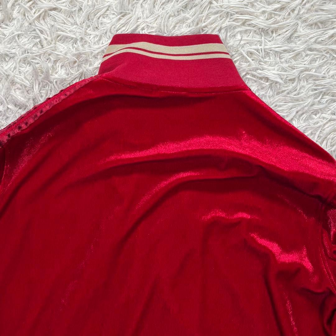希少カラー　オニツカタイガー　トラックジャケット　ベロア　タイガーチャーム　M