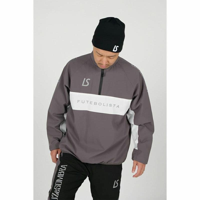 新品　ルースイソンブラ　STRETCH TAFTA MESH HALFZIP