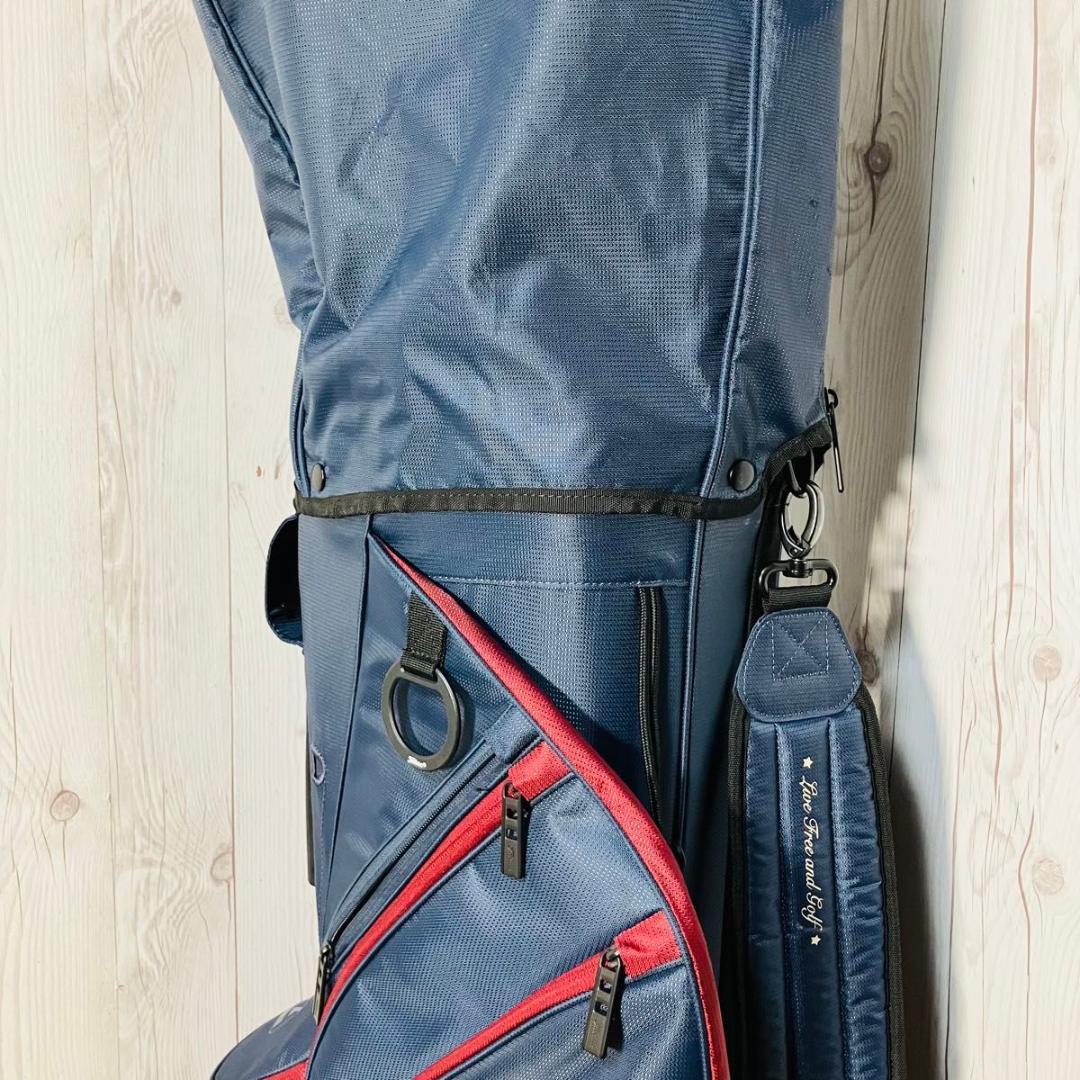 極美品 Titleist CART14 ネイビー 星条旗 キャディバッグ USA