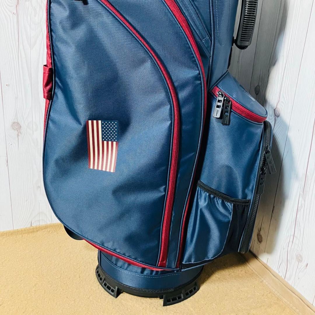 極美品 Titleist CART14 ネイビー 星条旗 キャディバッグ USA