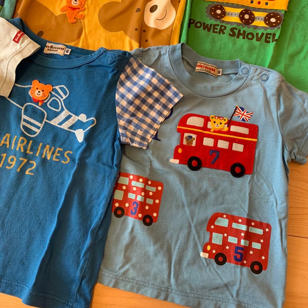 ミキハウス　80センチ半袖Ｔシャツ　9着セット　まとめうり