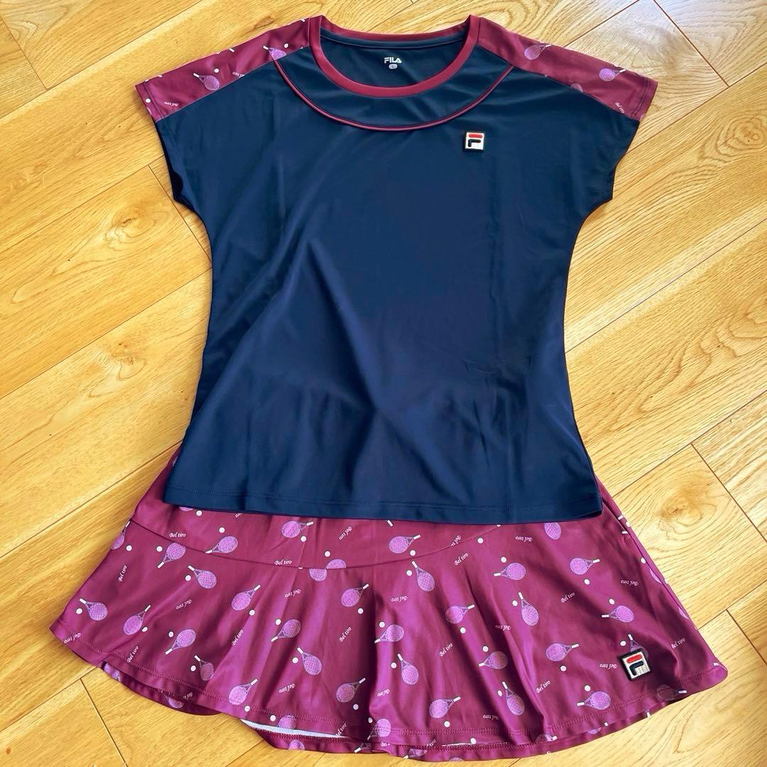 FILA♡【美品】2024FWラケット柄のセットアップ
