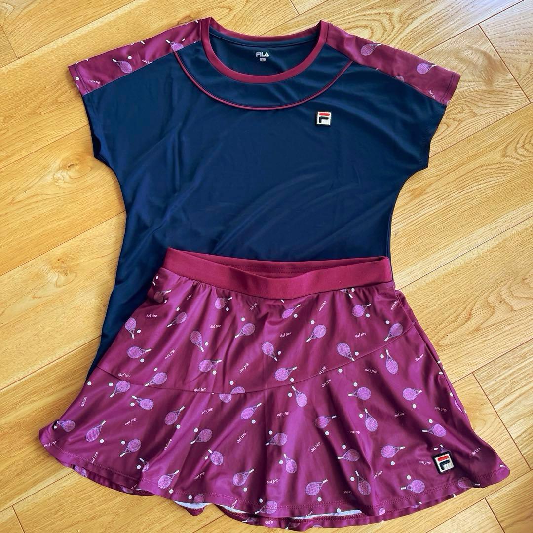 FILA♡【美品】2024FWラケット柄のセットアップ