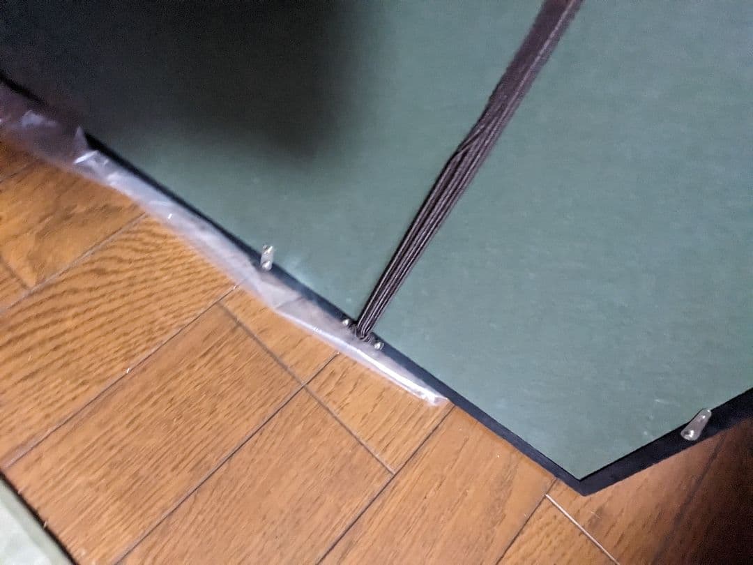 ✿高級和額縁 書作品、半切 1／2 用 黒塗り木枠 アクリル板
