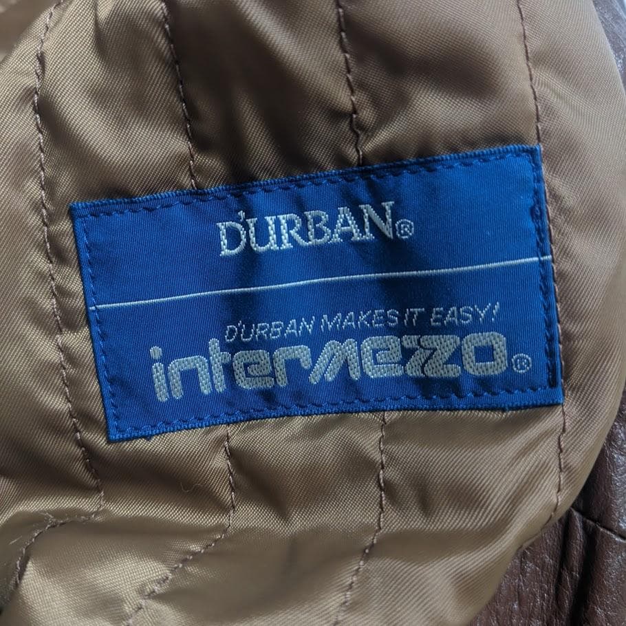 D'URBAN intermezzo ラムレザージャケット ブラウン Mサイズ