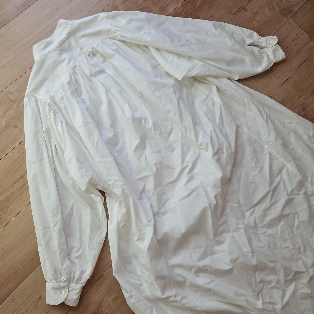 ☆TEN×Ron Harman☆ホワイトカフタン シャツワンピース☆美品☆