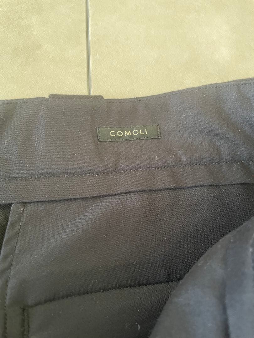 comoli コモリ 20aw モールスキンジャケット　パンツ　セットアップ　黒