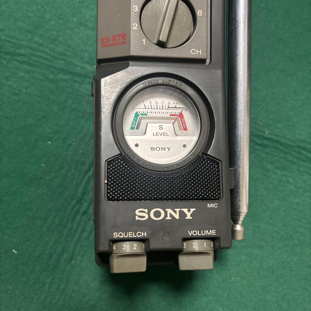 SONY ICB-87R 市民ラジオ　CB無線機