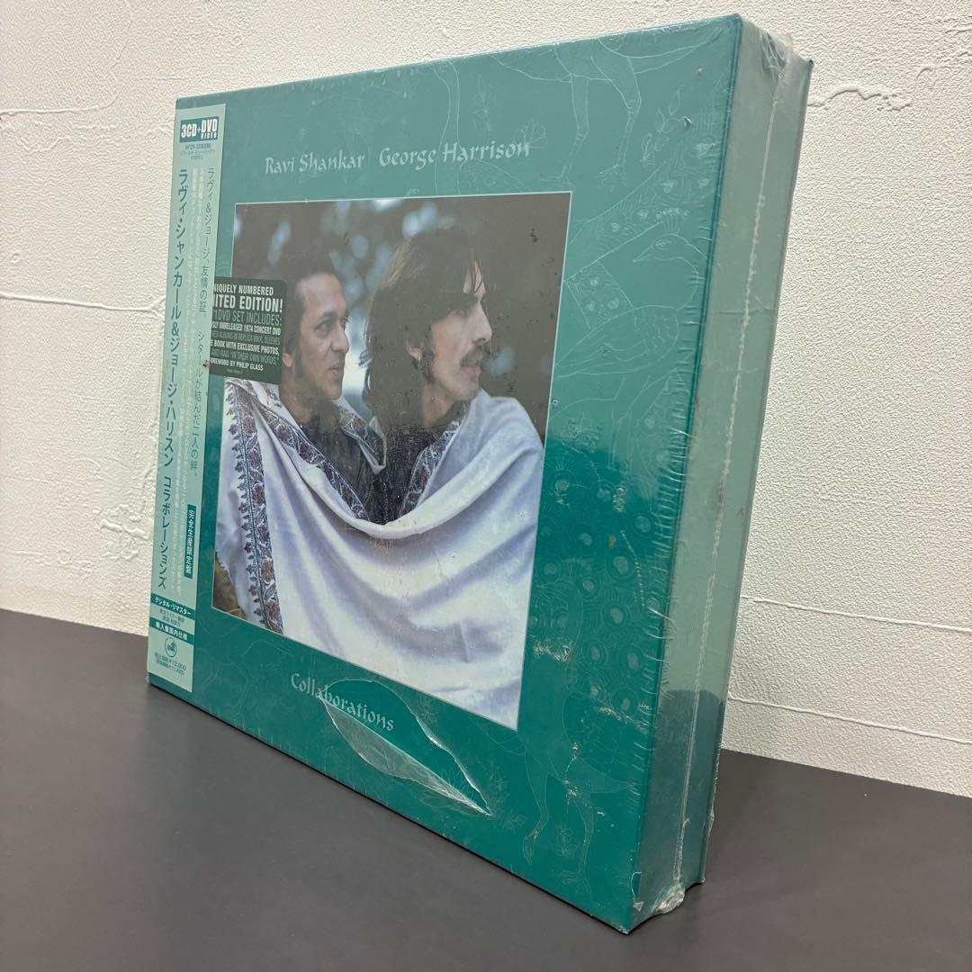 3CD+DVD ☆未開封品 ラヴィ・シャンカール&ジョージ・ハリスン コラボレ