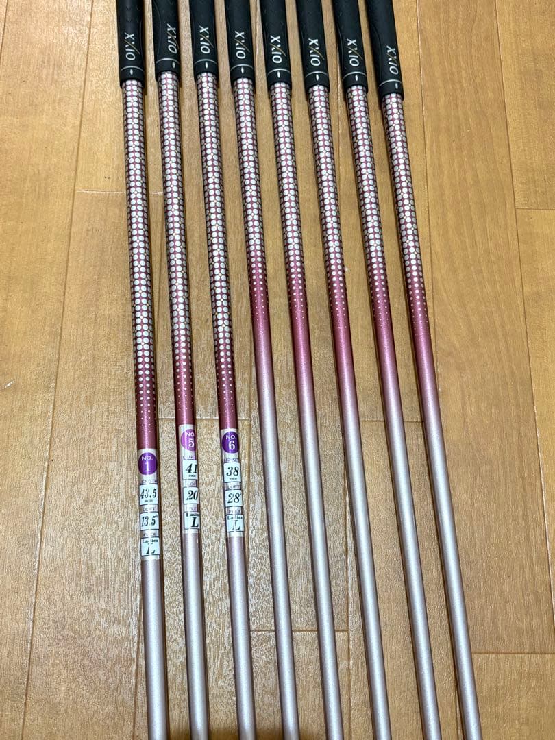 ゼクシオ９　XXIO レディースゴルフセット　フレックスL ボルドー