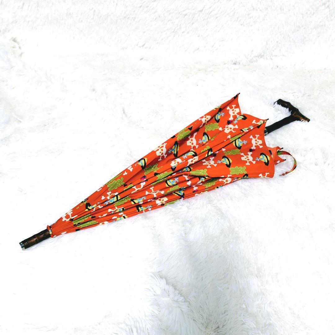 【美品】 Vivienne Westwood 折り畳み 傘 総柄 オーブ スカル