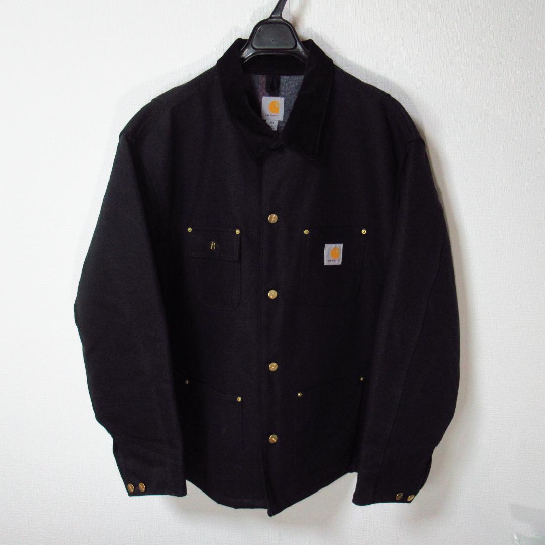 【美品 2XL】Carhartt カーハート C001 BLK チョアコート