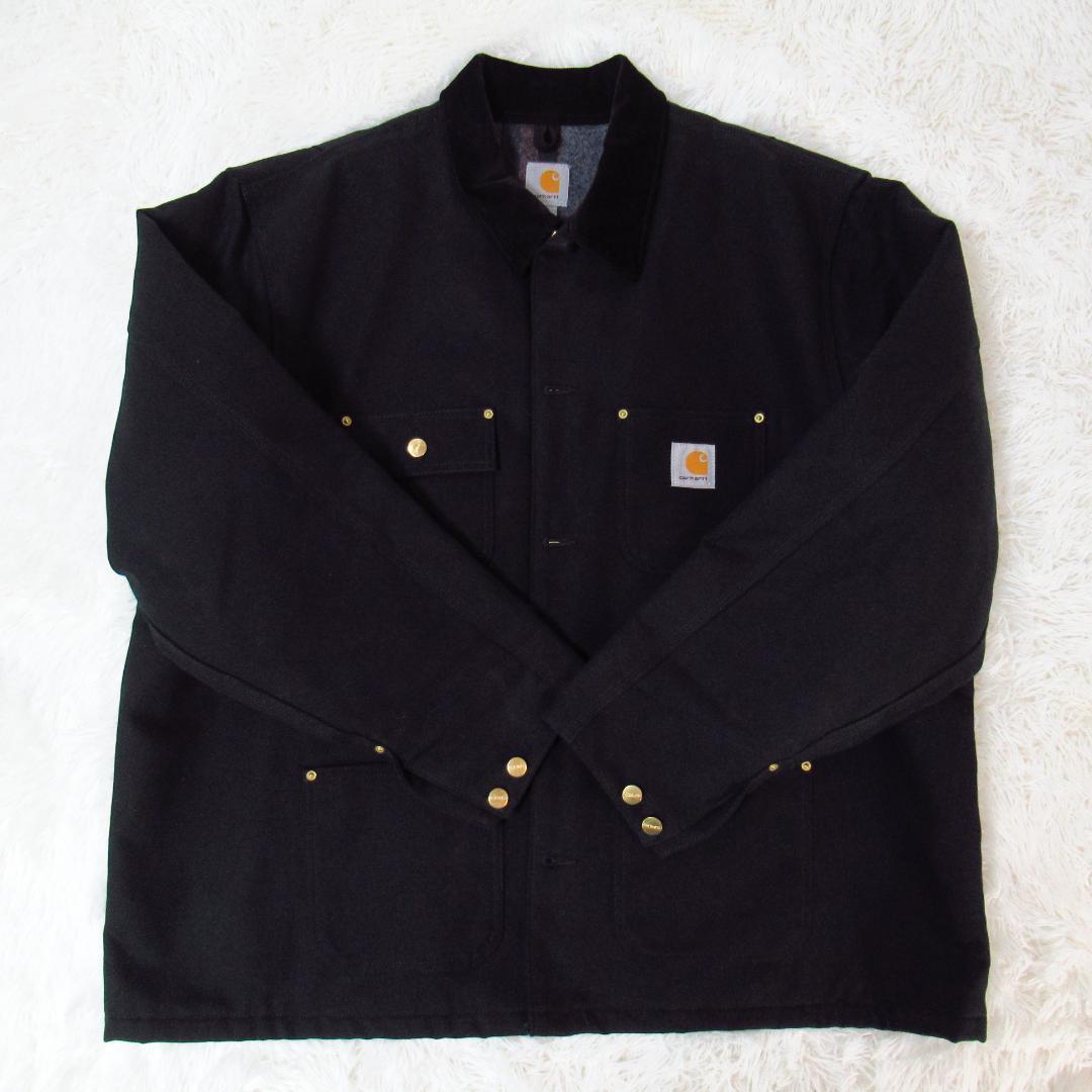 【美品 2XL】Carhartt カーハート C001 BLK チョアコート