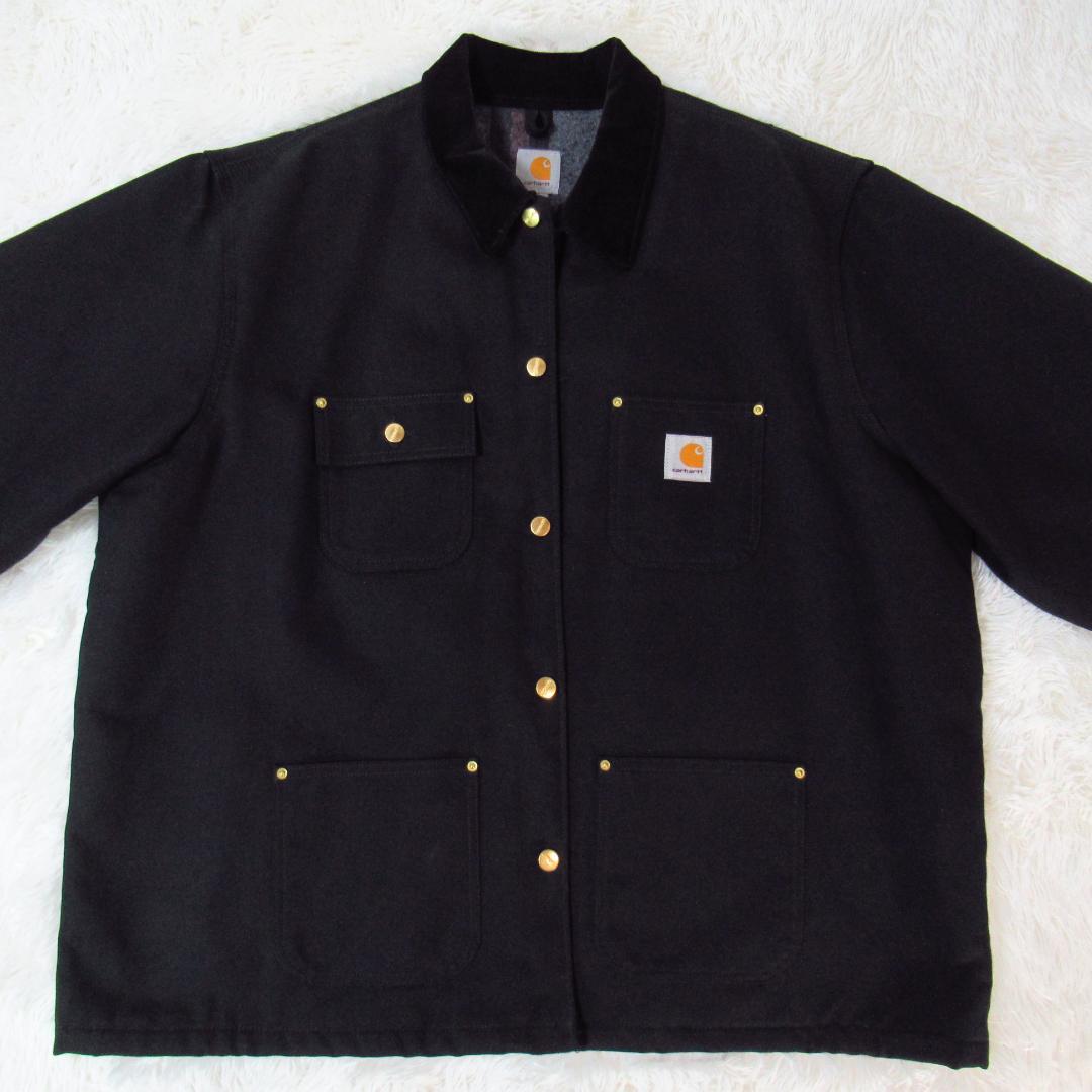 【美品 2XL】Carhartt カーハート C001 BLK チョアコート