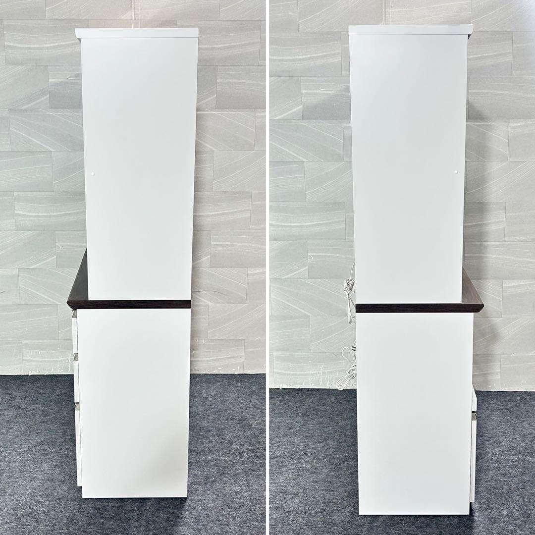 松田家具 食器棚 ファンシー 120cm おしゃれ 収納 家具 d5521