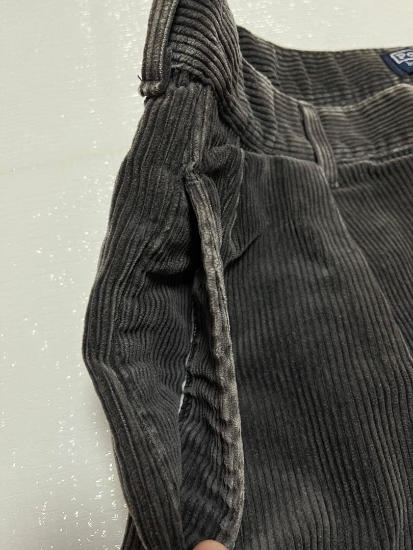 【美品】CHANGES チェンジーズ コーデュロイパンツ タック入りワイドパンツ