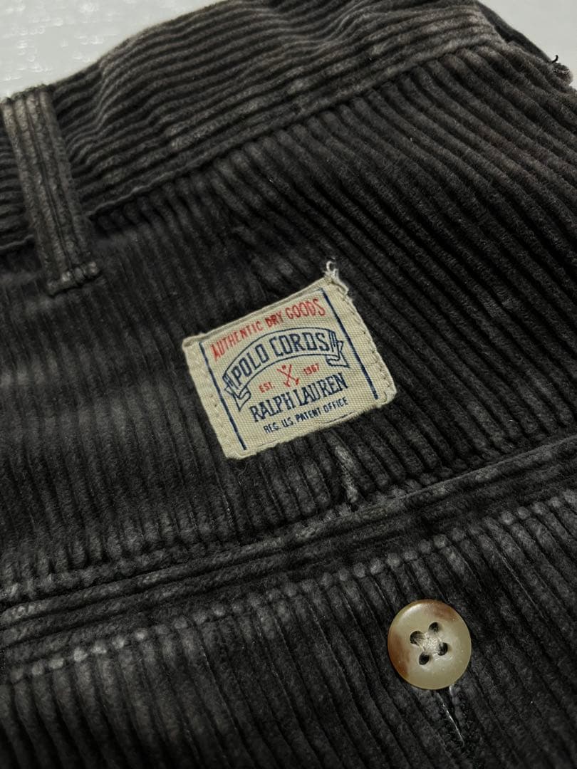 【美品】CHANGES チェンジーズ コーデュロイパンツ タック入りワイドパンツ