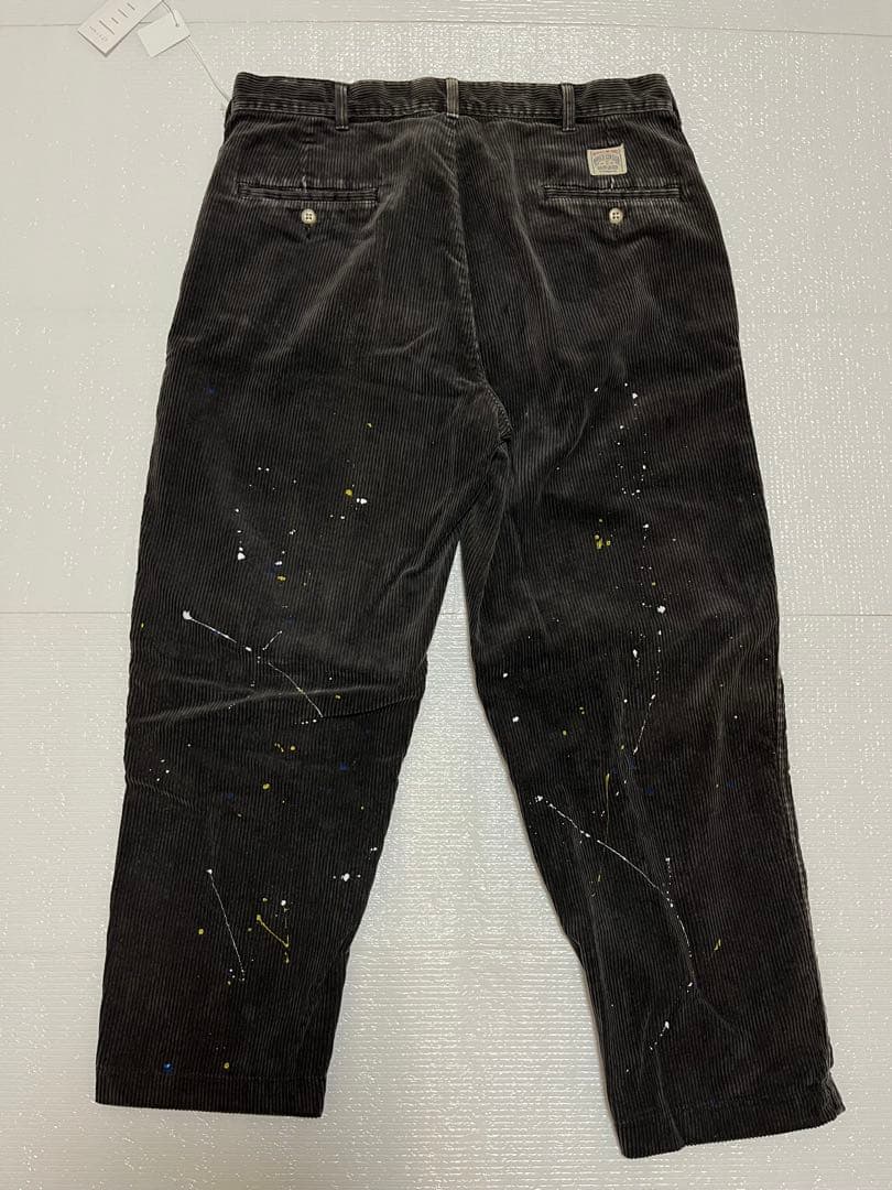 【美品】CHANGES チェンジーズ コーデュロイパンツ タック入りワイドパンツ