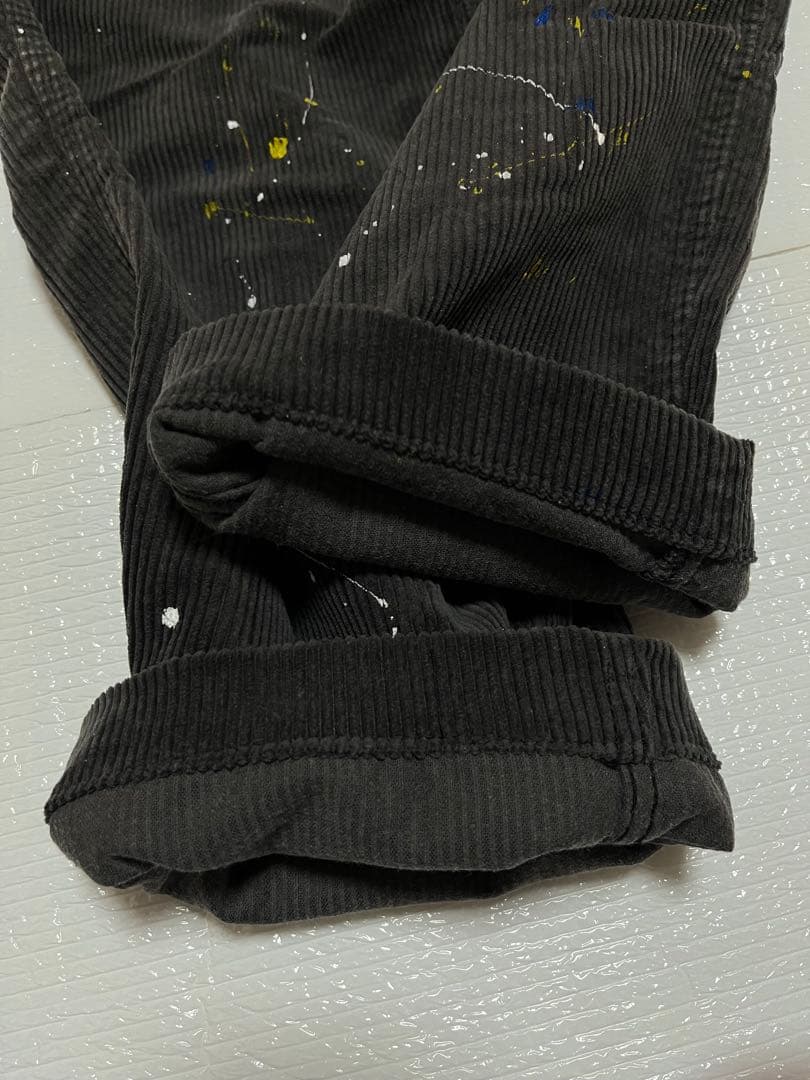 【美品】CHANGES チェンジーズ コーデュロイパンツ タック入りワイドパンツ